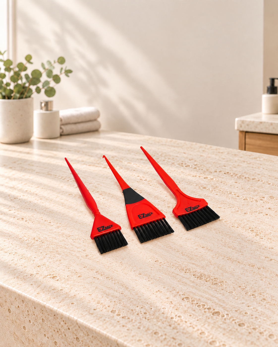 Color Tools in a naturally lit salon setting
